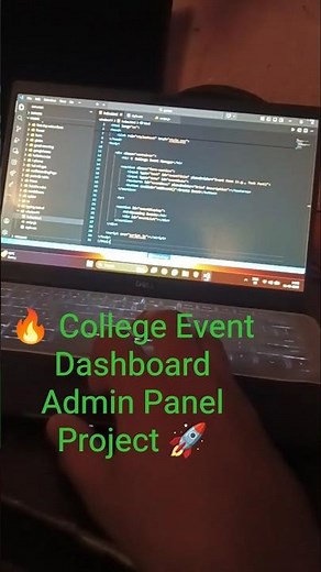College Event Manager Dashboard | Admin Panel Using HTML CSS JS