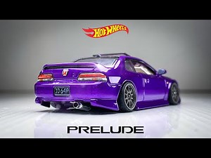 Simple and Clean Honda Prelude Hotwheels Custom