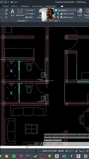 Curso Básico de AutoCAD #CursoDeArquitectura, #IngenieríaCivil, #CursoBásico, #DiseñoArquitectónico,