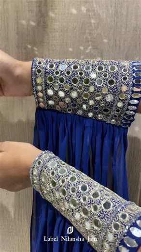 #shorts Royal Blue Lehenga for Hyderabad Wedding | Simple but Elegant #Lehenga #IndianWedding