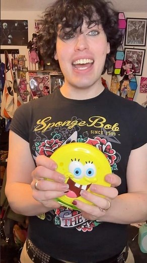 SpongeBob CD Player?? #cdplayer #walkman #discman #spongebob #camp #y2k #emo #punk #andrewrudy