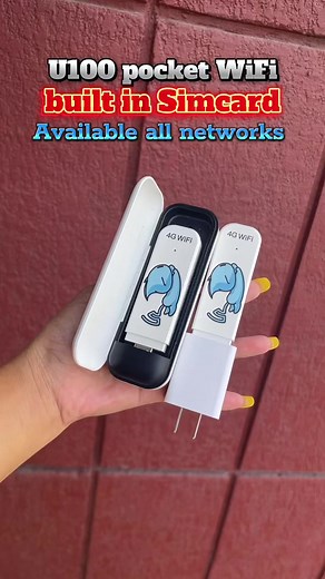 U100 Pocket WiFi with Built-in Simcard | Affordable 4G LTE Modem