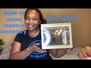 HOW TO|DIY| MAKE GIFT BOX FROM DOLLARTREE PICTURE FRAMES
