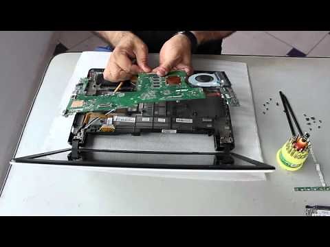 Desmontando Notebook Asus X401U