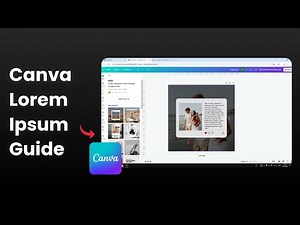 How to Generate Lorem Ipsum Text on Canva