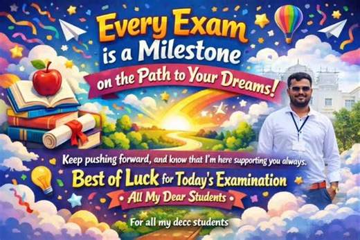 Anil education adda | Best of luck for today's dece examination for all my dece students | Instagram
