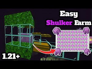 UNLIMITED Shulker Shells in Minecraft Bedrock 1.21+ – Easy Auto Farm!