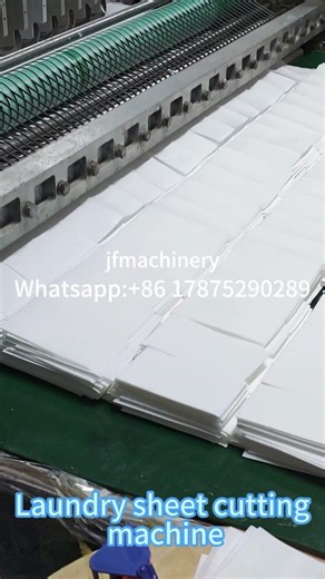 Laundry sheet cutting machine #cuttingmachine