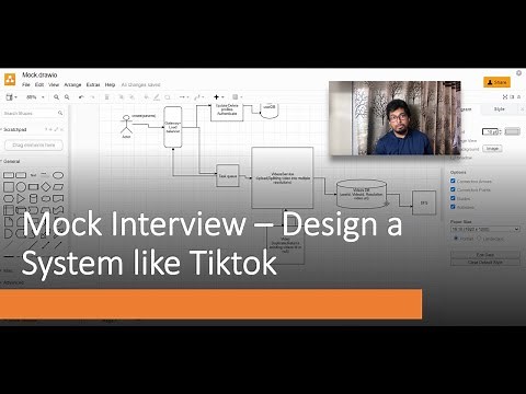 Mock System Design Interview - Build a system like TikTok (SDE 1 level)
