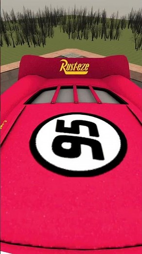 Big lighting McQueen in maze tower Gmod #gmod