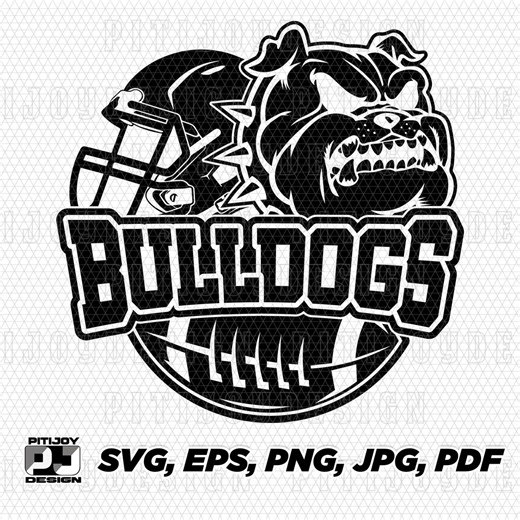 Bulldog Svg, Bulldogs Svg, Bulldog Football Logo, Digital Download, SVG Cut File, SVG for Cricut or Silhouette, Sports Jerseys Svg Team Logo - Etsy