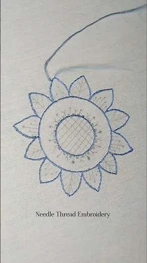 Beautiful Floral Hand Embroidery Design | Simple & Neat Hand Embroidery Tutorial for Beginners