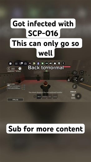 My 016 rampage I SCP:Roleplay #scp #roblox #scproleplay #scpfoundation #scp016 #rampage