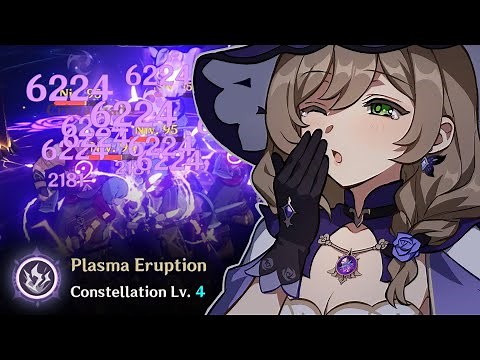 C4 Lisa testing (And few tips about her burst) | Genshin impact