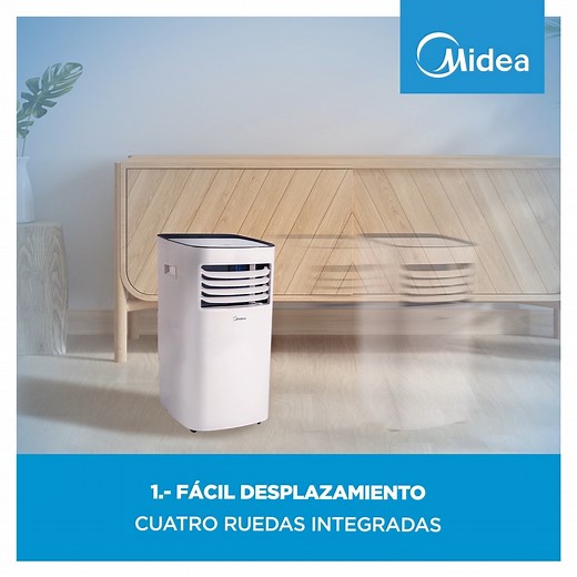 18 reactions · 4 comments | Con el Aire Acondicionado Portátil Midea puedes mantener frescas todas las habitaciones de tu casa, fácilmente gracias a que puedes transportarlo a donde sea y no necesitas ayuda profesional para instalarlo. Conoce más: https://bit.ly/3ZqIbh2 #MideaElMejorEquipoParaTuHogar | Midea | Facebook