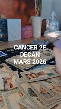 Cancer♋2nd decan March 2026, You are guided and protected, take advantage of it!