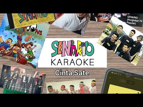 Senario - Cinta Sate (Karaoke Lyrics Video)