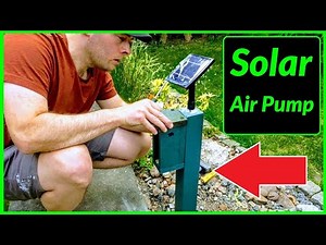 How to Install a Solar Powered Air Pump into your Pond + Aerate & Oxygenate Your Water
