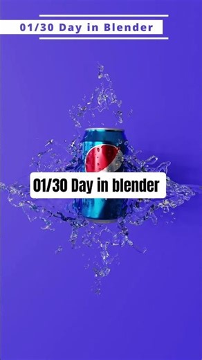 Day 1 in blender create a soda can animation in blender #1day #30daychallenge #3danimation