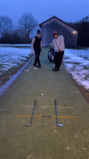 Will | Golf🏌🏽‍♂️ on Instagram: "Follow us so we can do Golf content full time🙏🏽 1v1 Tic Tac Toe vs @lochinone 🫣😵‍💫 #golf #golfchallenge #tictactoe #wintergolf"