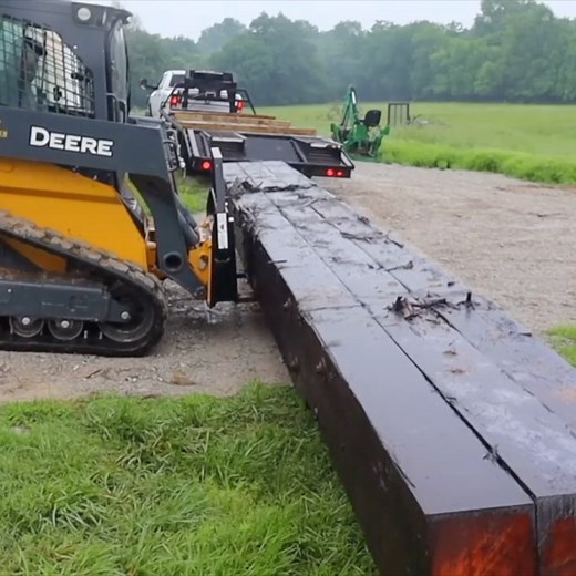 1.2M views · 9K reactions | Can We Mill These Giant Beams? #discoverthewoodland #discoverthewoodland #sawmill | Rockhill Farm - Tractors, Firewood, and Excavating | Facebook