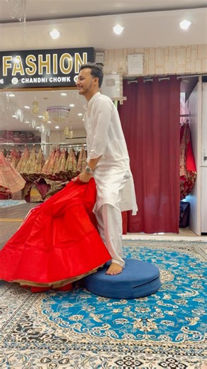Rajasthani bridal lehnga @chandni Chowk bridal lehnga #shorts #trending #youtubeshorts #feedshorts