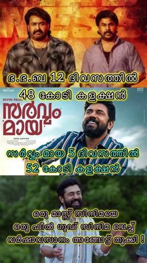 Nivin Pauly vs Dileep: The Ultimate 2025 Year-End Winner! 🍿🔥 #SarvamMaya #bhabhaba