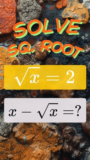 Can you solve this square root problem? #quickmath #competitivemath #square_roots