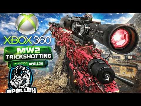 INSANE UNSETUP TRICKSHOTTING ON MW2 XBOX 360! | MW2 TRICKSHOTTING