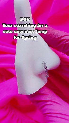 Spring nose jewelry inspo 🌸 #nosering #nosehoop #bodyjewelry #nosepiercing #piercings #pierced #piercingcheck #piercinglover #piercersoftiktok #piercedgirl #trend