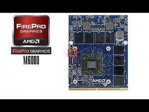 Actualización y programación AMD FirePro M6000 en iMac A1312