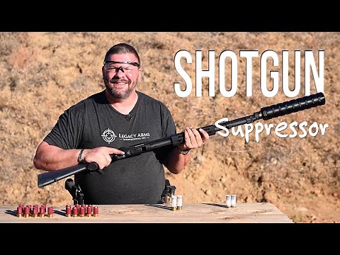 Firing shotgun suppressed | Rex Silentium SEG 12 SHOTGUN SUPPRESSOR