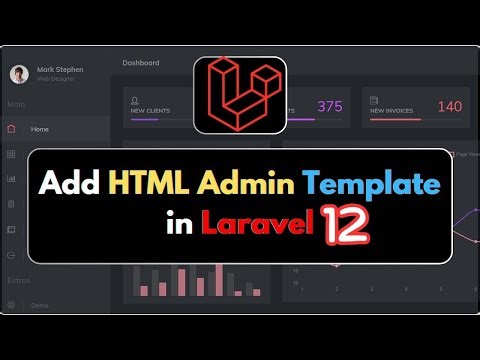 #4 How to Integrate Html Admin Template in Laravel Project
