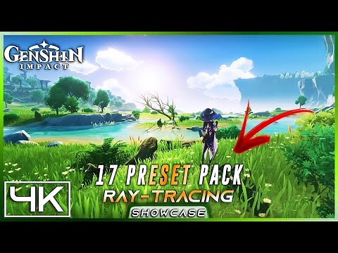 4K Genshin Impact Ray Tracing UNITY TOP 17 Graphics Pack [Gameplay Adventure Quest] Comparison