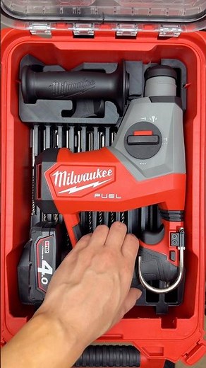 NEW M12 SDS Plus Rotary Hammer Insert Just DROPPED 🔥🔥#milwaukeetools #milwaukeepackout #powertool