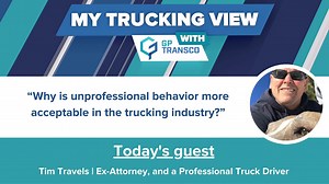 We recently sat down with Terry, host of Tim Travels, an ex attorney, and a professional truck driver. We discussed a number of topics pertaining to the trucking industry. In this segment, we discuss the reasons behind why a lack of professionalism sometimes seems to be acceptable in the trucking industry today. Stay tuned for other segments from the same interview - coming this August. You can check out Terry's YouTube channel at: https://www.youtube.com/channel/UCoIg0_2rj_eGUN2G0GjAQpQ #trucki