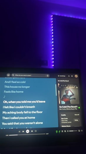 so cold - ben cocks #latenightmusic #sad #musiclyrics #nostalgic #sad 💙💙