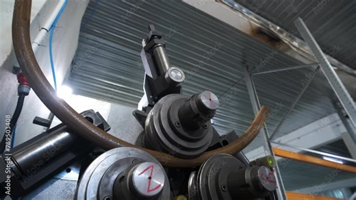 pipe bender, machine for bending pipes in production