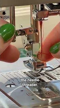 How to Use the Automatic Needle Threader / Sewing Machine Tip