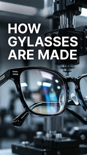 How Eyeglasses Are Made 👓 | Inside the Optical Factory #Shorts