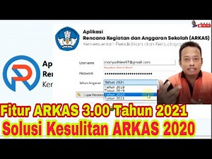ARKAS BOS Versi 3.00 Tahun 2021 Lebih Sempurna dari ARKAS BOS Tahun 2020 Bedah ARKAS 3.00 Tahun 2021