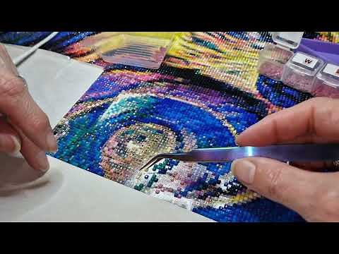 Diamond Painting: Tips und Tricks für große Bilder mit vielen Farben