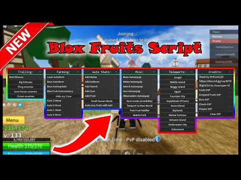 *Blox Fruits Script* [OP] | Chest ESP , Auto Boss Farm, TP Islands, And More!!