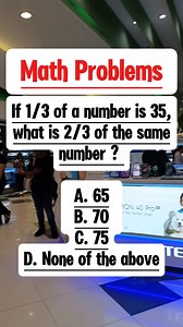 1.3K views · 25 reactions | Math Problems #mathwithprincess #math #mathviral #mathtutor #educationalcontent #mathematics #mathskills #mathtest #mathreview #mathisfun #mathchallenge #reels #reelsfb #reelsvideo #fypviralシ #fypシ #fypageシ #fypシ゚viralシfypシ゚ | Math with Princess | Facebook