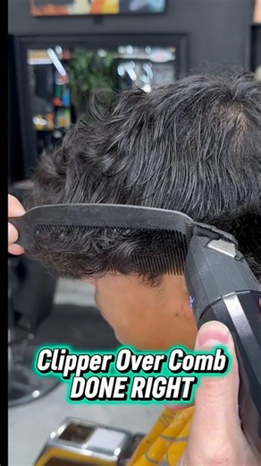 I Did 80% of This Cut With One Clipper (Clipper Over Comb)