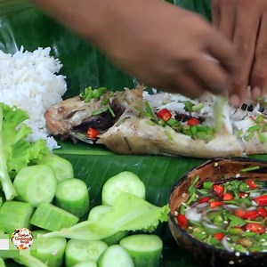 61K views · 43 shares | Cooking big fish on a rock for dinner - Fork Cooking Recipe just for fun | Fork Cooking Recipe | Facebook