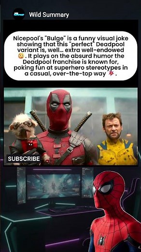 The Funniest Deadpool Visual Gag in Deadpool & Wolverine | Nicepool Scene