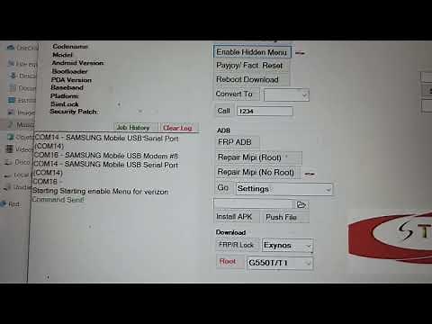Enable testmode Samsung Verizon to enable hidden menu Stool