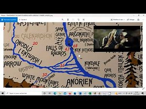 AMON HEN lotr hobbit Easy find the position on the Map of Middle earth.