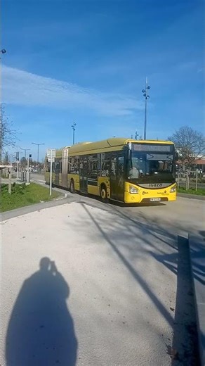 Bus Iveco Urbanway du réseau DK Bus sur la ligne C2 vers Grande Synthe